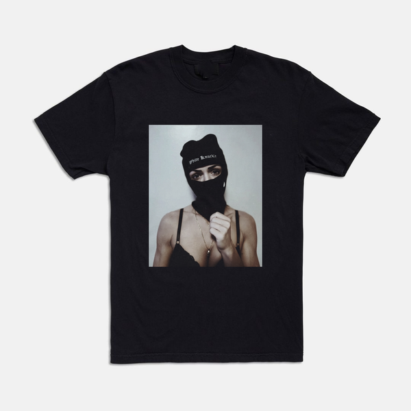 Gangster Portrait Black Unisex T-Shirt